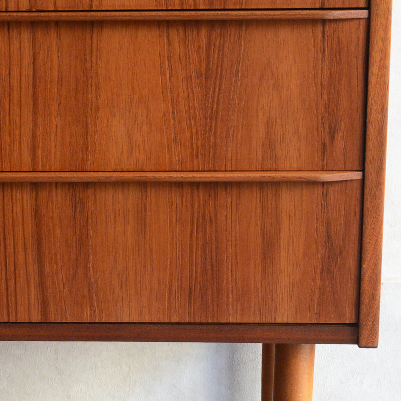 デンマーク ヴィンテージ チーク 3段チェスト 5-59