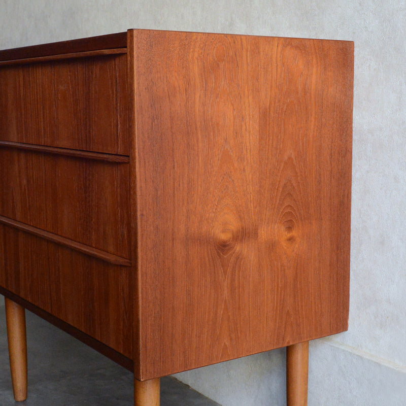 デンマーク ヴィンテージ チーク 3段チェスト 5-59