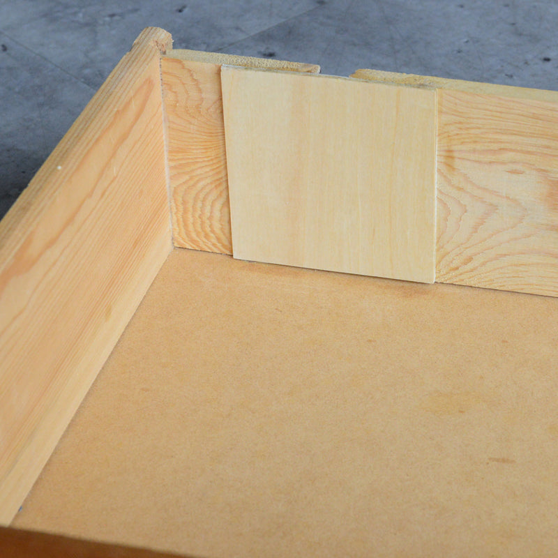 デンマーク ヴィンテージ  チーク３段チェスト8-44