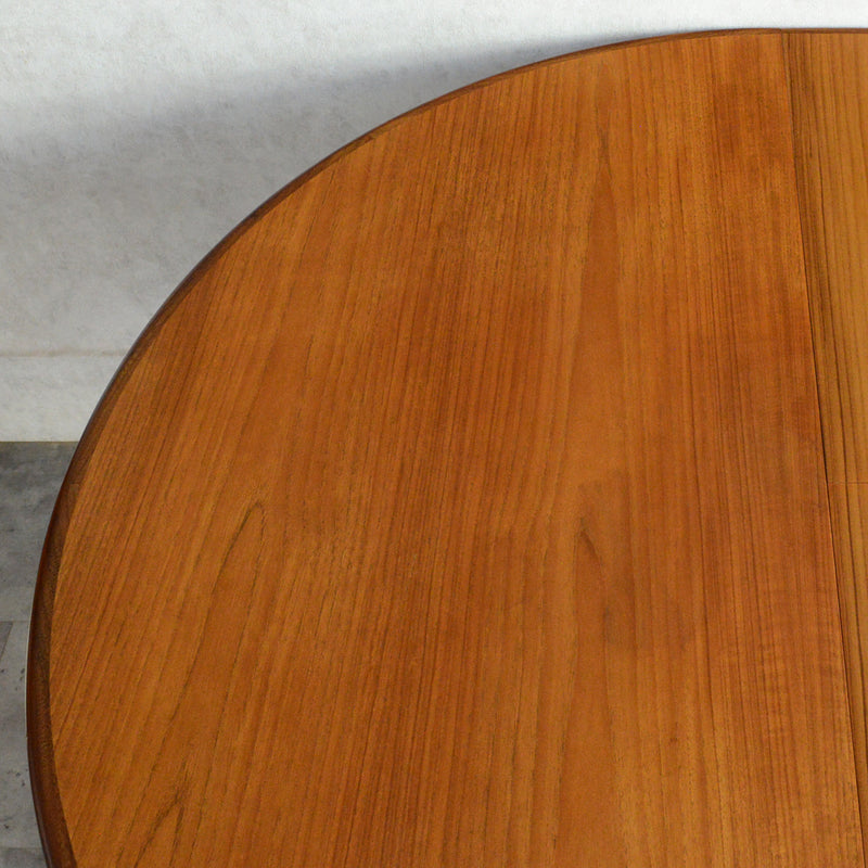 G-PLAN ジープラン  エクステンション ラウンドテーブル 98 (天板剥離再塗装）