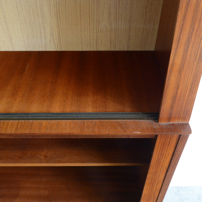 60S ヴィンテージ  ガラスキャビネット 65 (2段）