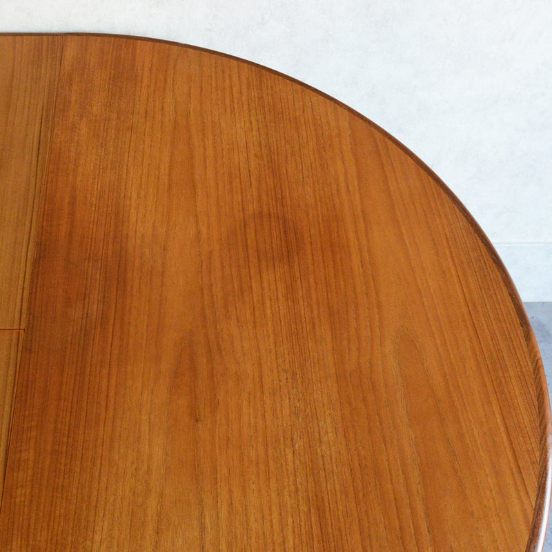 G-PLAN ジープラン  エクステンション ラウンドテーブル 98 (天板剥離再塗装）