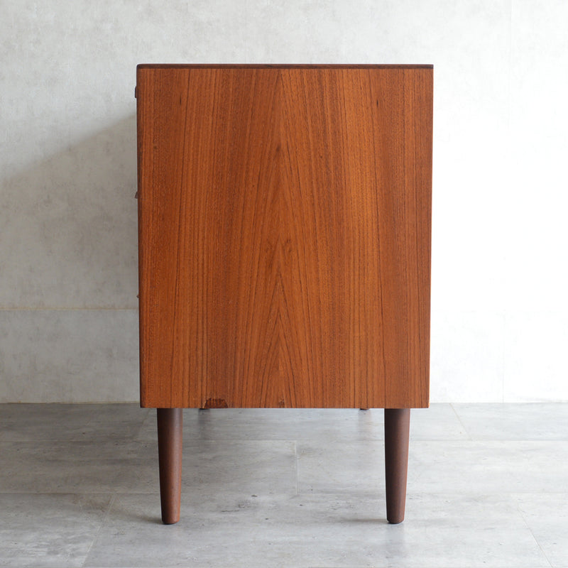 デンマーク ヴィンテージ  チーク３段チェスト 3-45(ウッドオイル仕上）