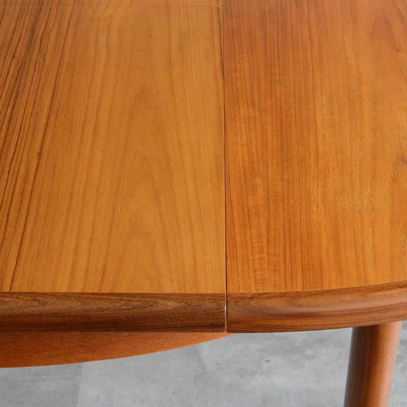 G-PLAN ジープラン  エクステンション ラウンドテーブル 98 (天板剥離再塗装）