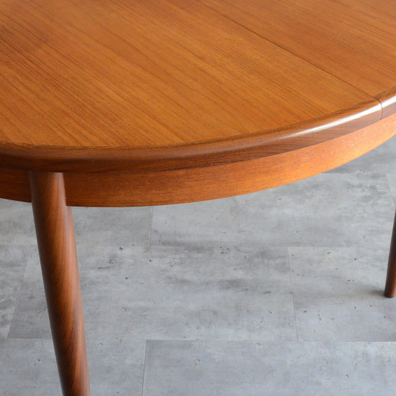 G-PLAN ジープラン  エクステンション ラウンドテーブル 98 (天板剥離再塗装）