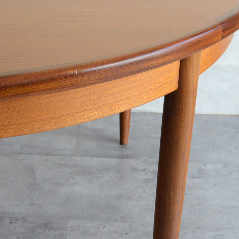 G-PLAN ジープラン  エクステンション ラウンドテーブル 98 (天板剥離再塗装）