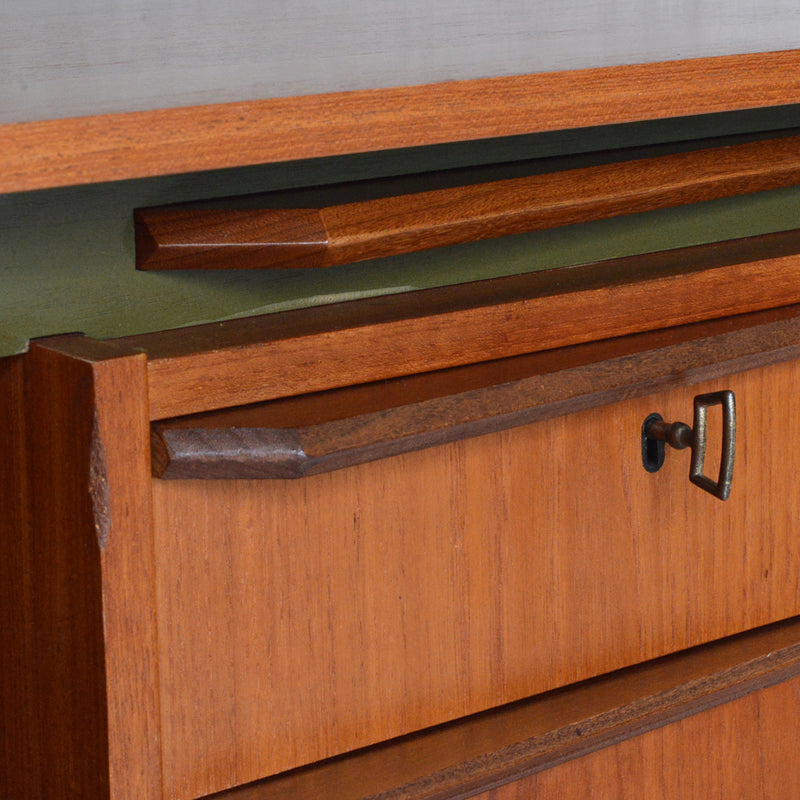 O様ご予約品　ミッドセンチュリー チークデスク24（鍵付）