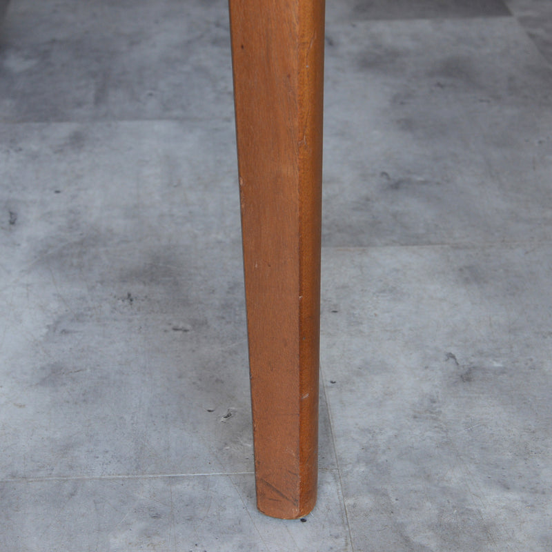 Nathanネイサン エクステンション ラウンド ダイニングテーブル09(天板剥離再塗装済）