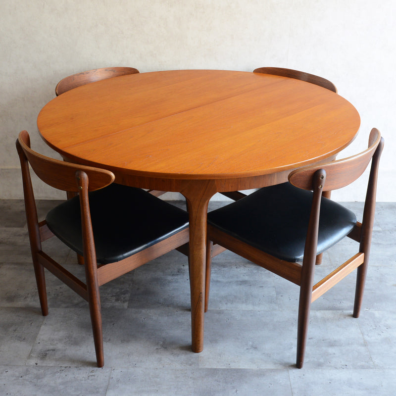 A.H.McINTOSH マッキントッシュ ラウンドエクステンション テーブル10（天板剥離再塗装済）