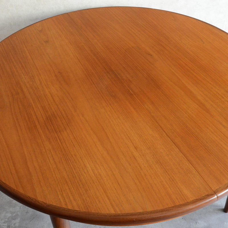 G-PLAN ジープラン  エクステンション ラウンドテーブル 98 (天板剥離再塗装）