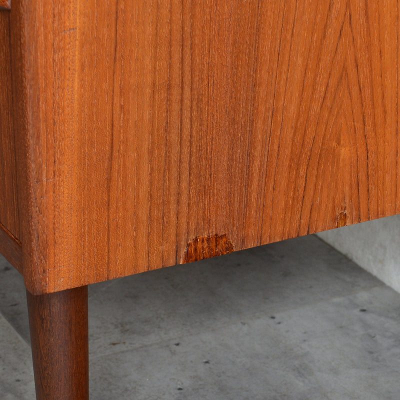 デンマーク ヴィンテージ  チーク３段チェスト 3-45(ウッドオイル仕上）