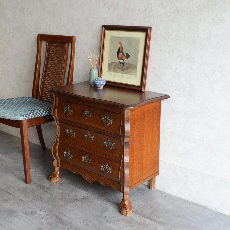 ベルギークラシック オーク3段チェスト 02