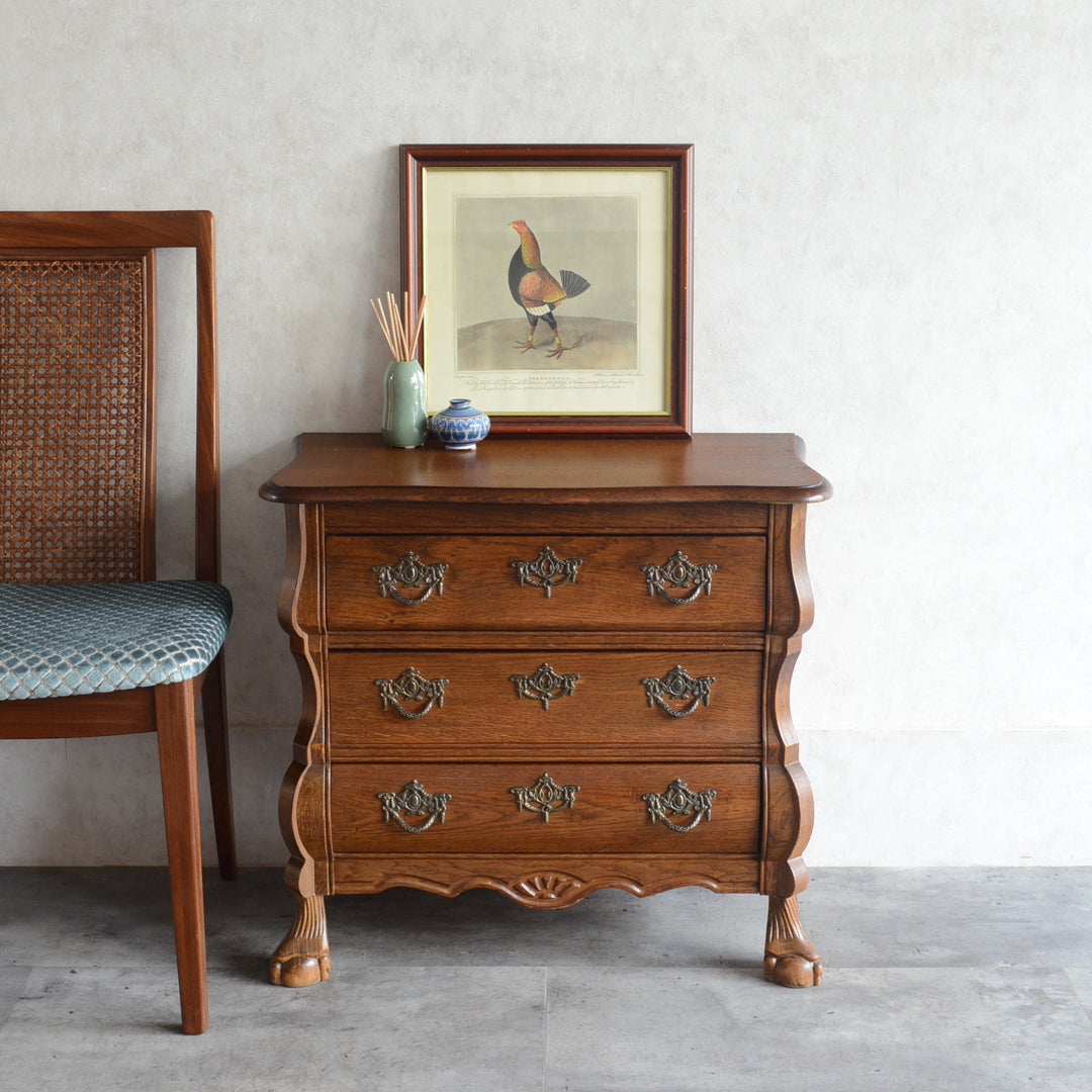 ベルギークラシック オーク3段チェスト 02