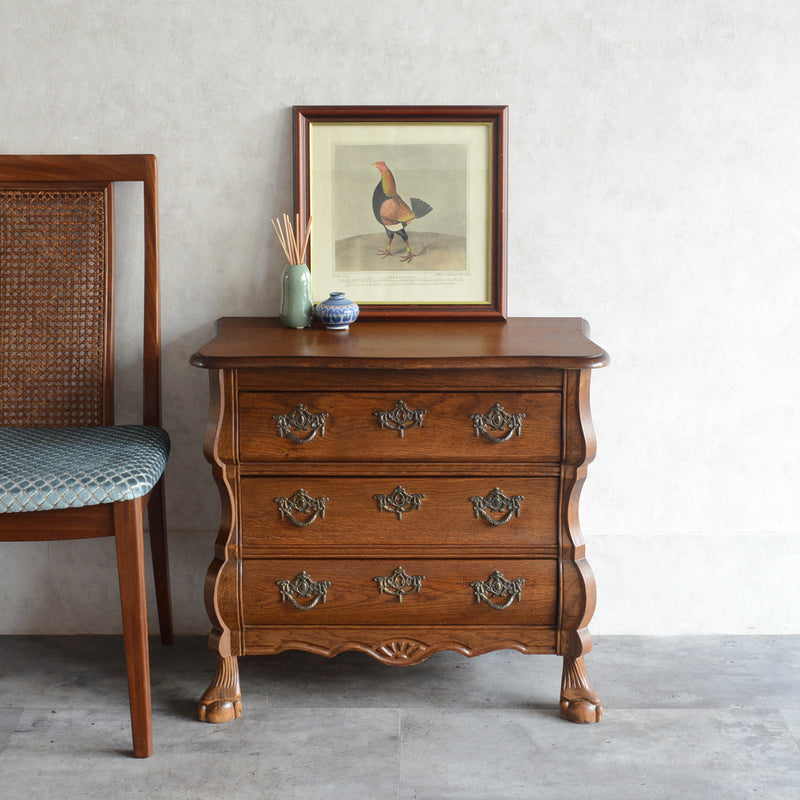 ベルギークラシック オーク3段チェスト 02