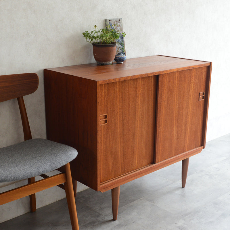 デンマーク ヴィンテージ　チーク キャビネット3-46(ウッドオイル仕上)