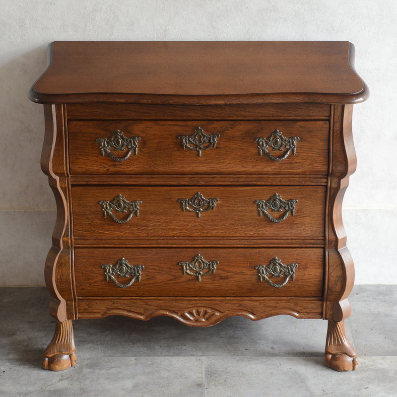 ベルギークラシック オーク3段チェスト 02