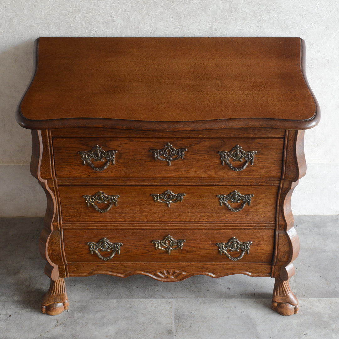 ベルギークラシック オーク3段チェスト 02