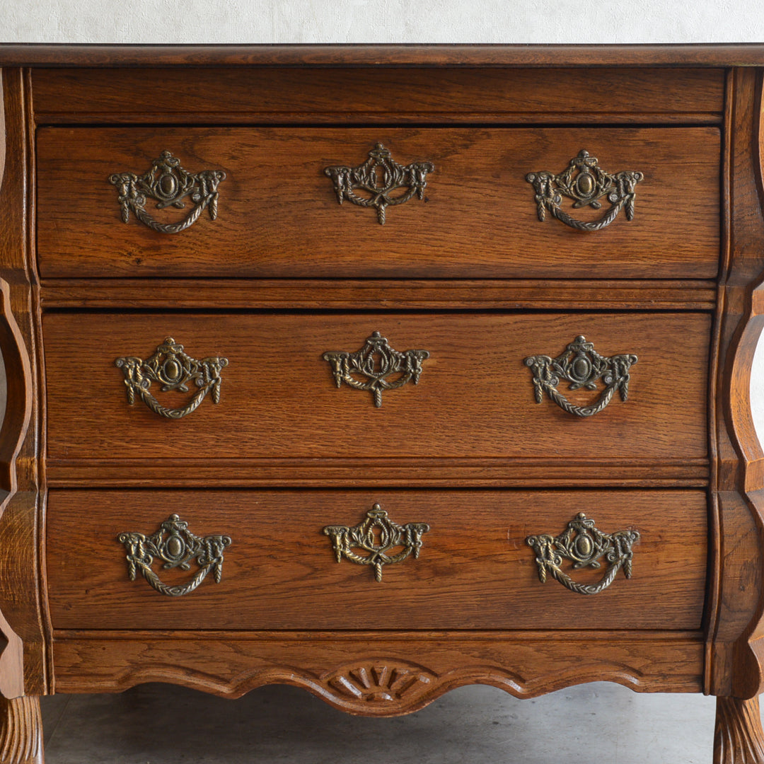 ベルギークラシック オーク3段チェスト 02