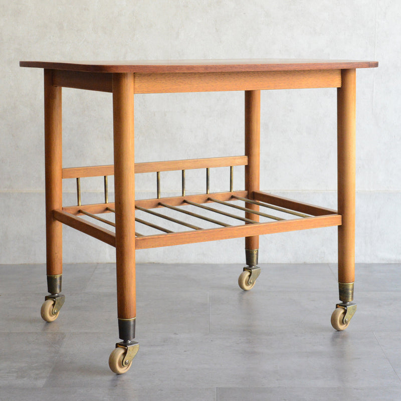 デンマーク ヴィンテージ　サイドテーブル/トローリー5-60（オイル仕上）