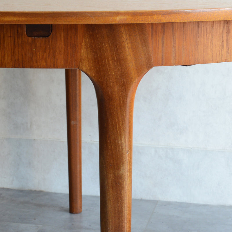 A.H.McINTOSH マッキントッシュ ラウンドエクステンション テーブル10（天板剥離再塗装済）