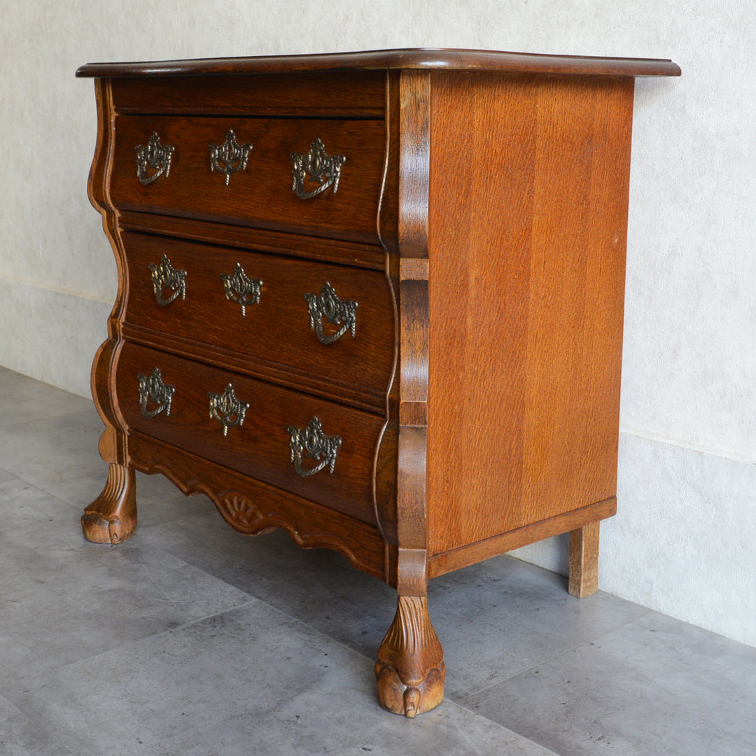 ベルギークラシック オーク3段チェスト 02