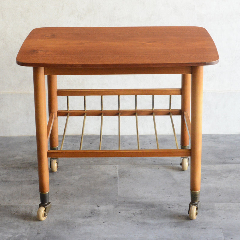 デンマーク ヴィンテージ　サイドテーブル/トローリー5-60（オイル仕上）