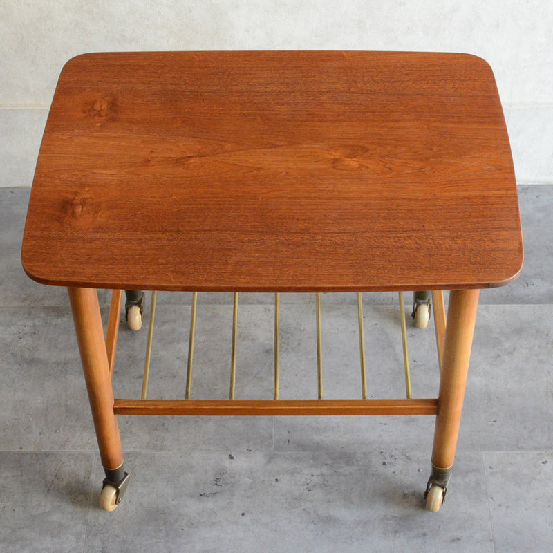 デンマーク ヴィンテージ　サイドテーブル/トローリー5-60（オイル仕上）