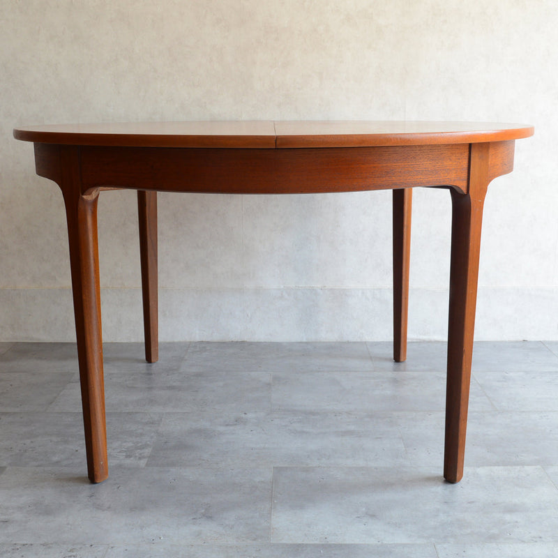 Nathan ネイサン エクステンション ラウンド ダイニングテーブル 11(天板剥離再塗装済）