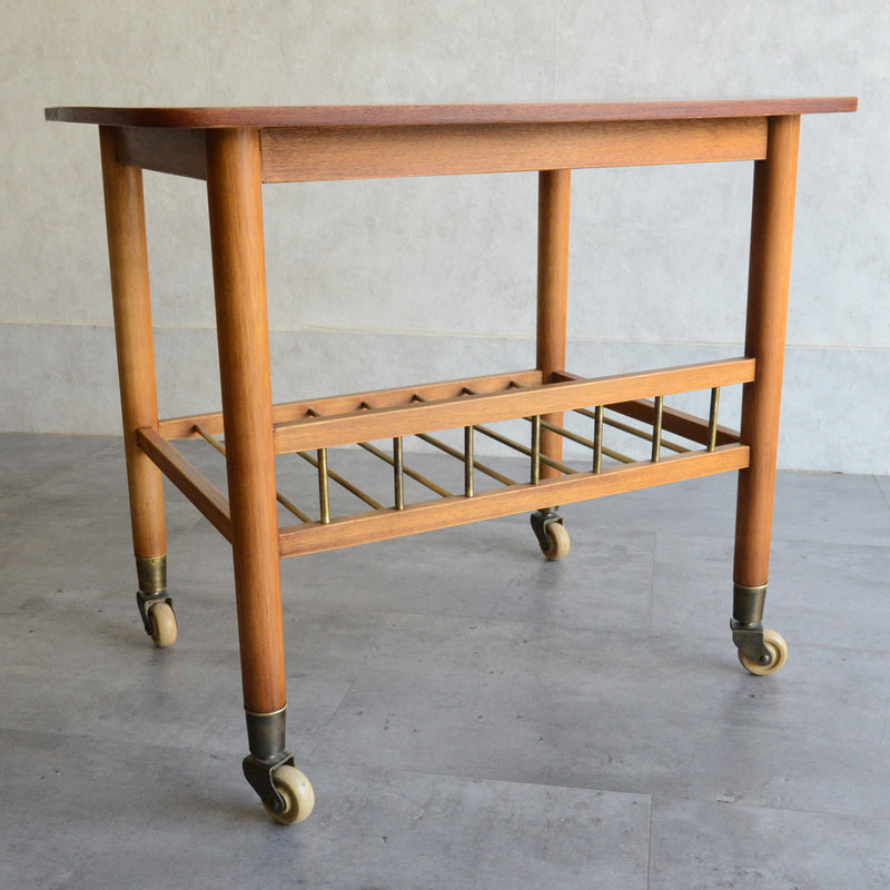 デンマーク ヴィンテージ　サイドテーブル/トローリー5-60（オイル仕上）