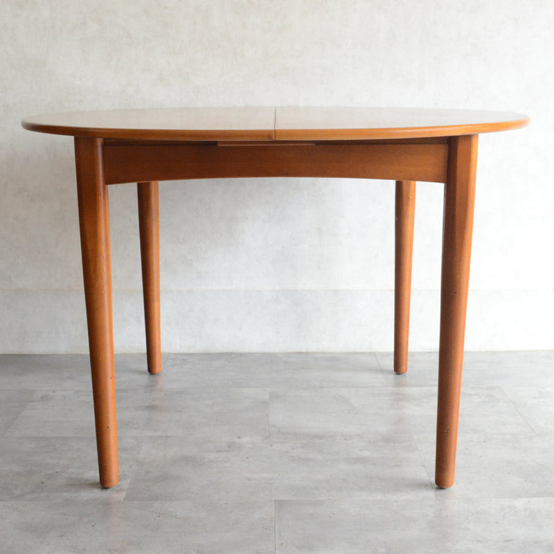 Jentique コンパクト エクステンション ラウンドテーブル99(天板剥離再塗装済)