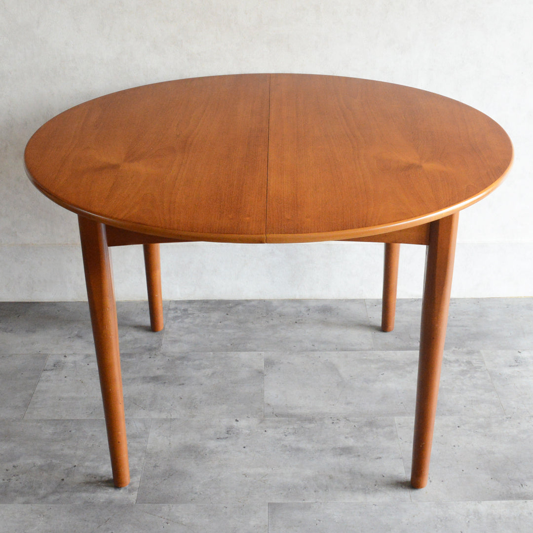 Jentique コンパクト エクステンション ラウンドテーブル99(天板剥離再塗装済)