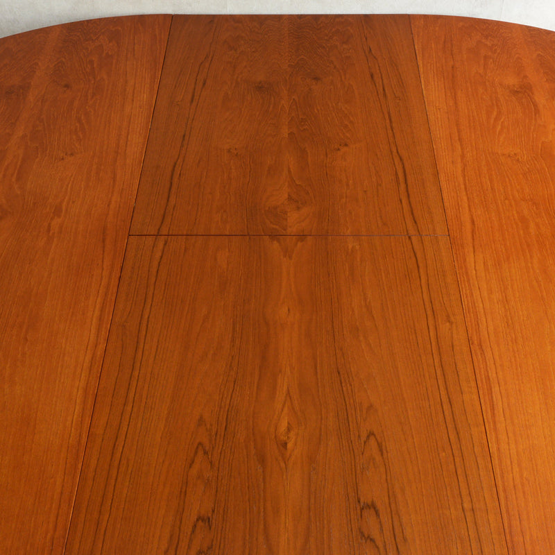 Nathan ネイサン エクステンション ラウンド ダイニングテーブル 11(天板剥離再塗装済）