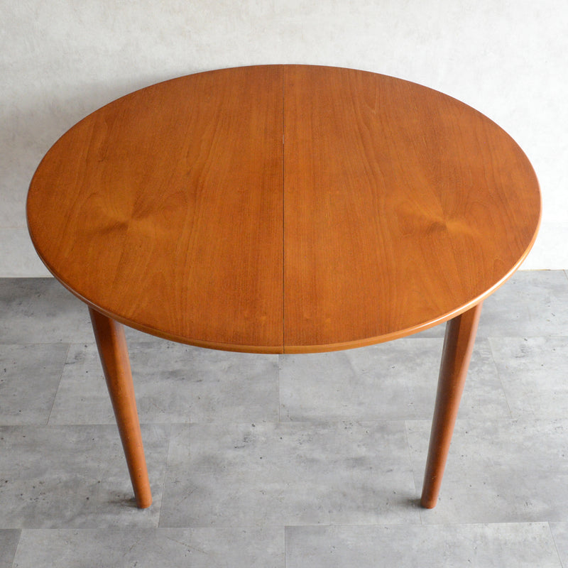 Jentique コンパクト エクステンション ラウンドテーブル99(天板剥離再塗装済)