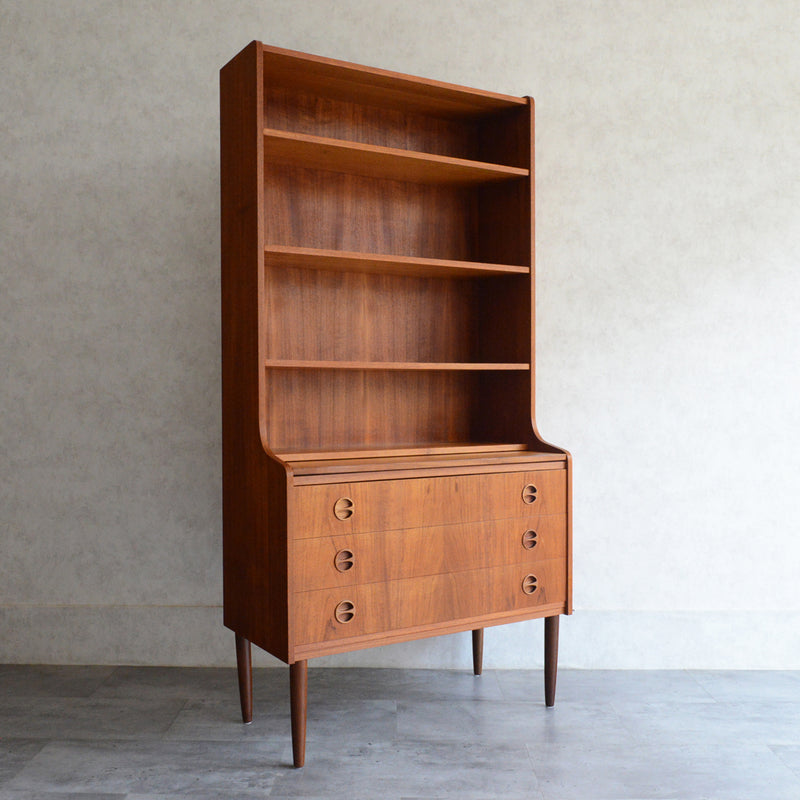 デンマークヴィンテージ ブックシェルフ (ビューロー付）P-２