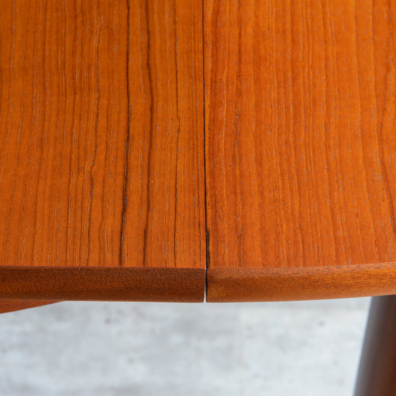 Nathan ネイサン エクステンション ラウンド ダイニングテーブル 11(天板剥離再塗装済）