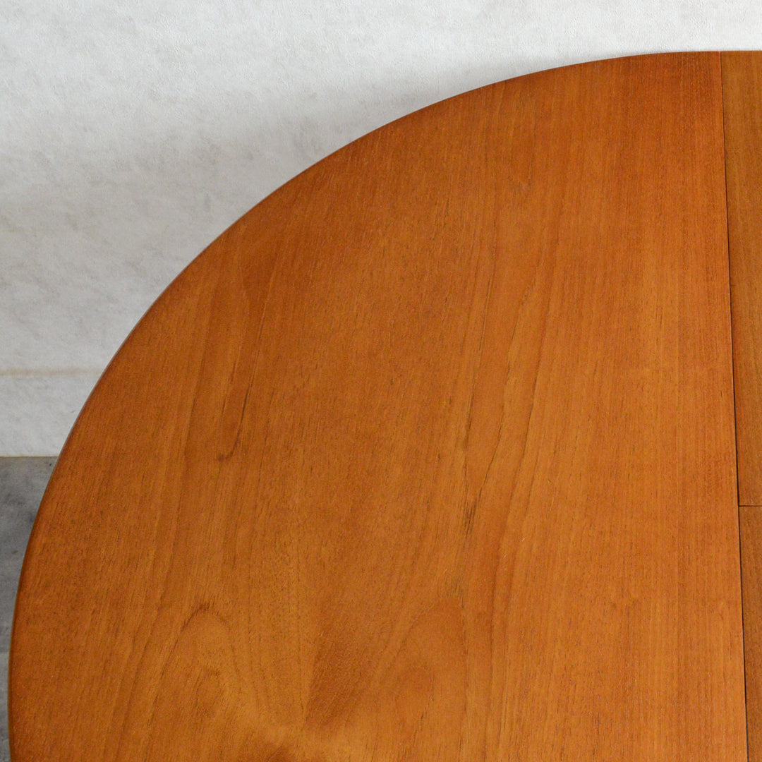 Jentique コンパクト エクステンション ラウンドテーブル99(天板剥離再塗装済)