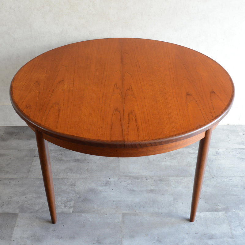 G-PLAN ジープラン エクステンション ラウンドテーブル84(天板剥離再塗装）