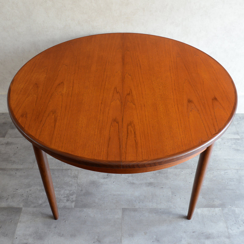 G-PLAN ジープラン エクステンション ラウンドテーブル84(天板剥離再塗装）