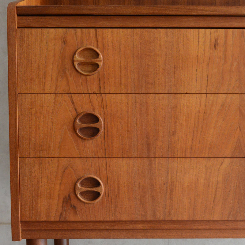 デンマークヴィンテージ ブックシェルフ (ビューロー付）P-２