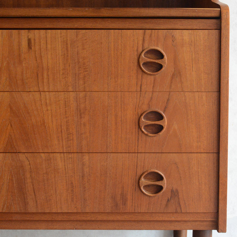 デンマークヴィンテージ ブックシェルフ (ビューロー付）P-２