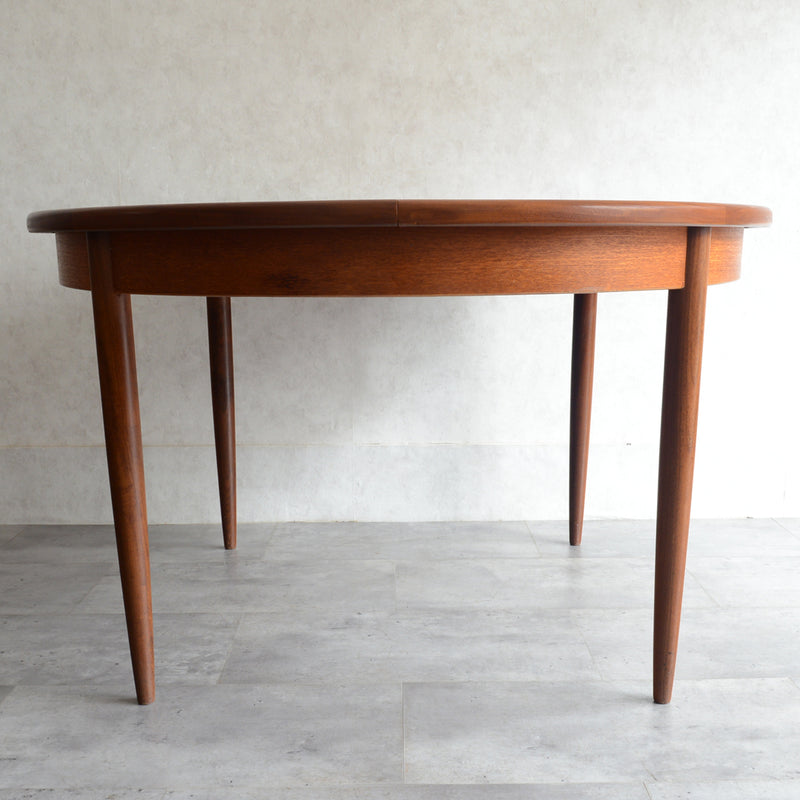 G-PLAN ジープラン　エクステンション ラウンドテーブル80(天板剥離再塗装）