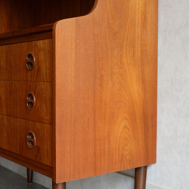 デンマークヴィンテージ ブックシェルフ (ビューロー付）P-２