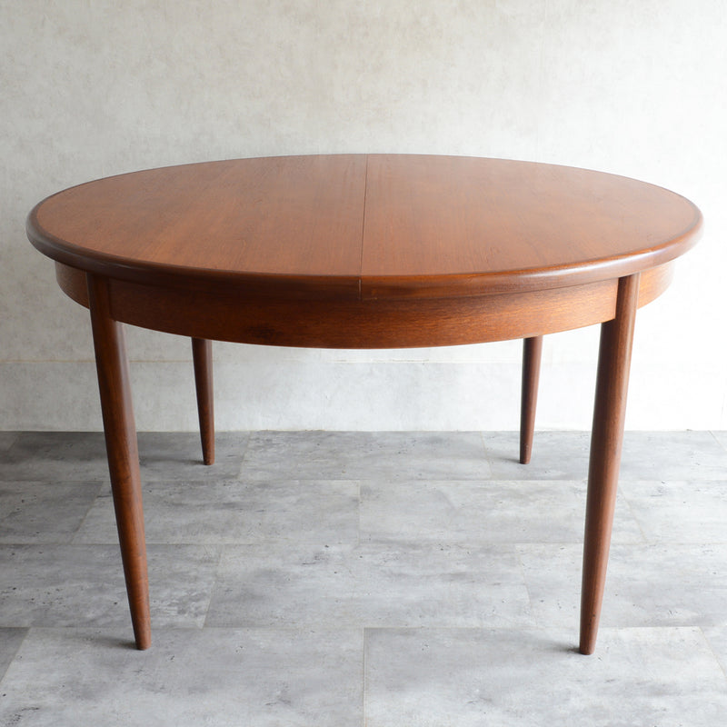 G-PLAN ジープラン　エクステンション ラウンドテーブル80(天板剥離再塗装）