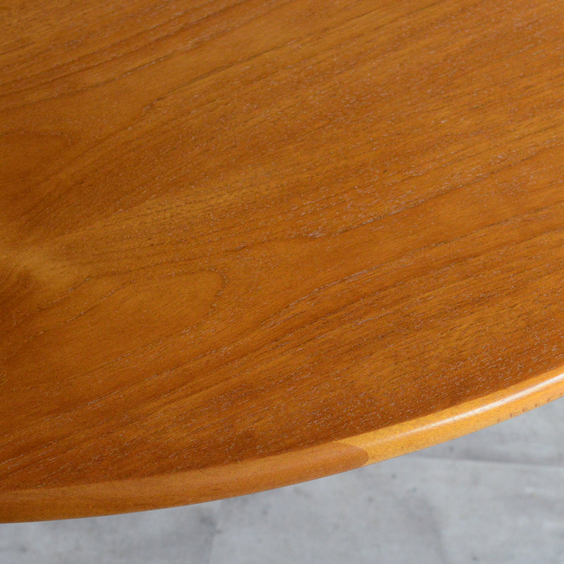 Jentique コンパクト エクステンション ラウンドテーブル99(天板剥離再塗装済)