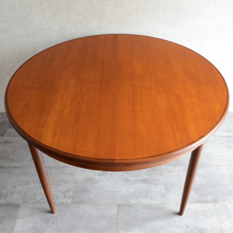 G-PLAN ジープラン　エクステンション ラウンドテーブル80(天板剥離再塗装）