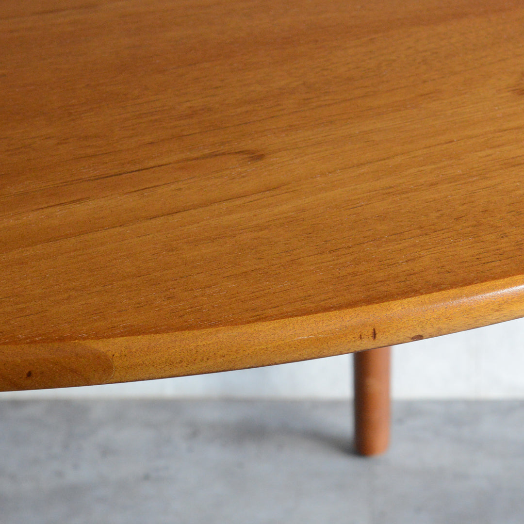 Jentique コンパクト エクステンション ラウンドテーブル99(天板剥離再塗装済)