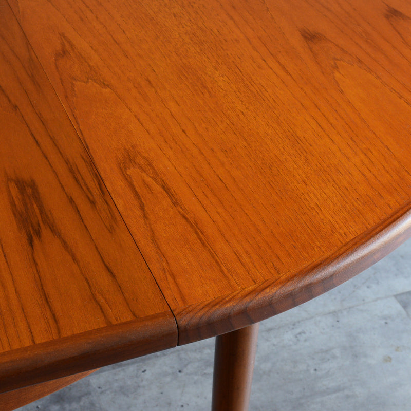 G-PLAN ジープラン エクステンション ラウンドテーブル84(天板剥離再塗装）