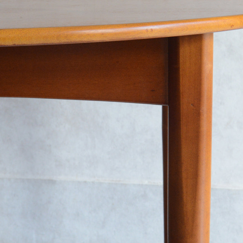 Jentique コンパクト エクステンション ラウンドテーブル99(天板剥離再塗装済)