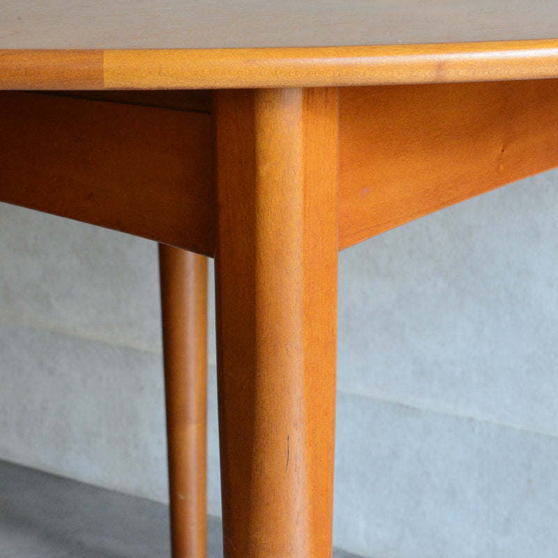 Jentique コンパクト エクステンション ラウンドテーブル99(天板剥離再塗装済)