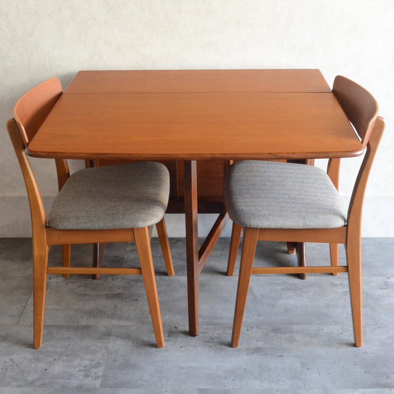 G-PLAN ジープラン  ゲートレッグ ダイニングテーブル 07 (天板剝離再塗装済）